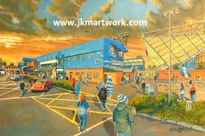 rugby park going to the match a3 print