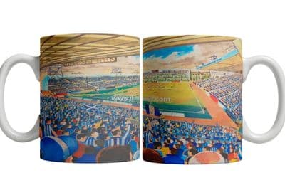 Rugby park on matchday mug