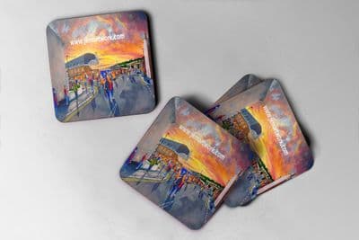 selhurst park Coaster going to the match set of 4