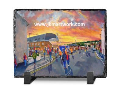 selhurst park going to the match slate print