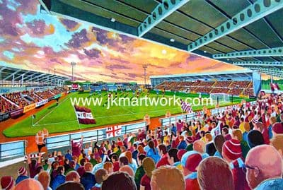sixfields stadium  print a3 size