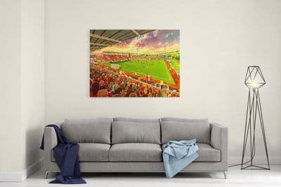 solitude on matchday canvas a2size