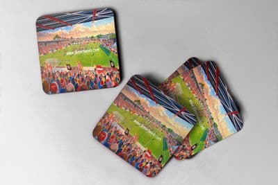st james park ecfc  Coaster set of four