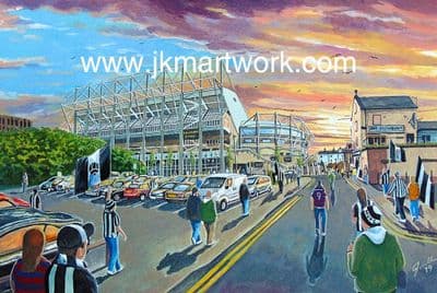 st james' park going the match print