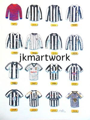 st mirren shirts a3 size print