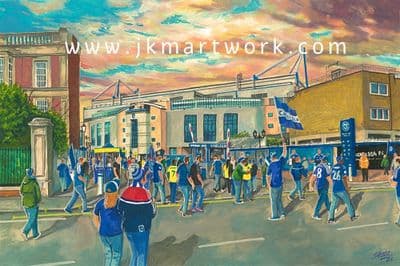 stamford bridge GTM  Print A3 Size