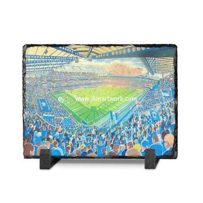 stamford bridge  slate print