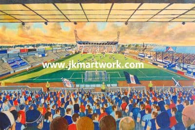 Starks park on matchday print a3 size