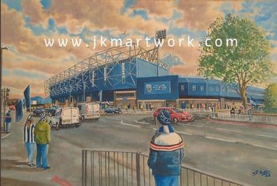 the hawthorns going the match Print A3 Size