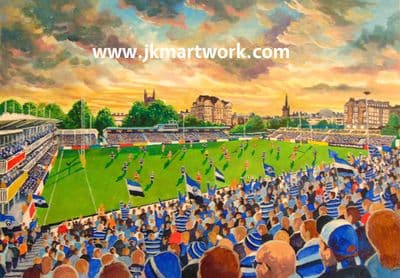 the recreation ground a3 size print