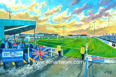 the showgrounds  on matchday