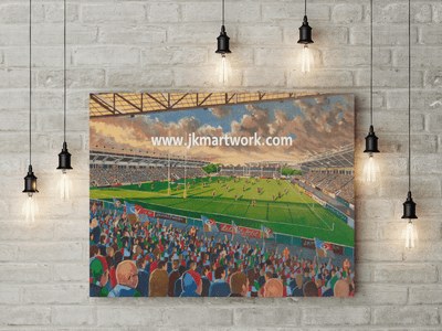 the stoop  canvas a2 size