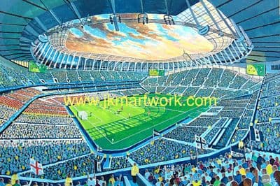 tottenham hotspur stadium Print A3 Size
