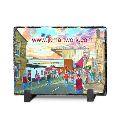 turf moor  going to the match slate