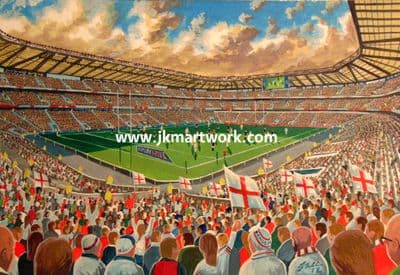 twickenham a3 size print