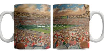twickenham on matchday mug