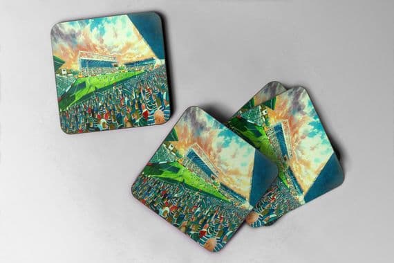 welford road  Coaster set of four