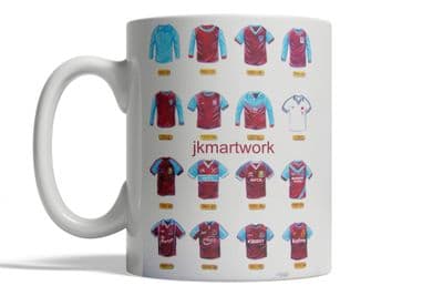 west ham shirts mug