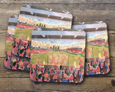 whaddon road Coaster set of four