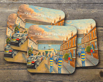 wilderspool gtm Coaster set of four