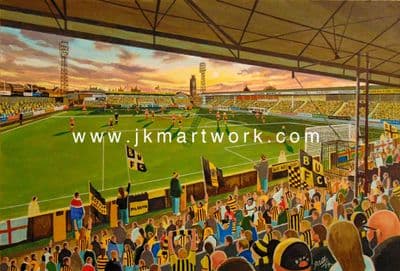 york street  on matchday print