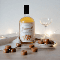 Bottled Butterscotch Martini Ready to drink Pre-Mixed Martini Desert Cocktail In A Bottle