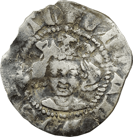1327-1377 Edward III Silver Halfpenny
