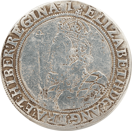1558-1603 Elizabeth I Silver Halfcrown