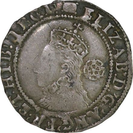 1558-1603 Elizabeth I Silver Sixpence