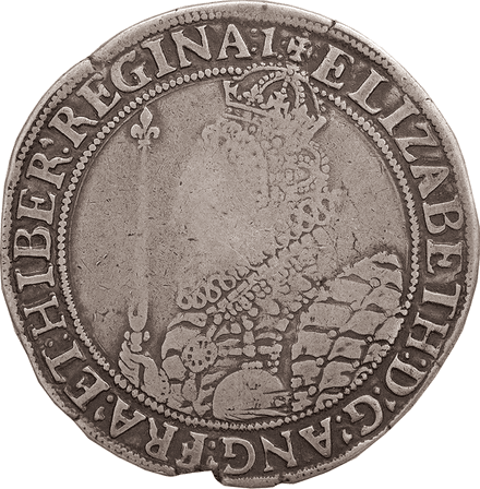 1558-1608 Elizabeth Silver Crown