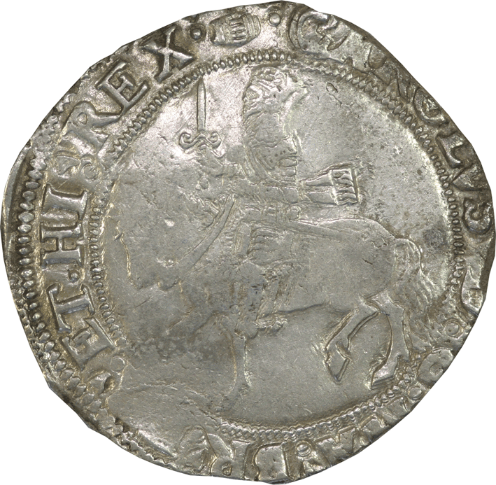 1625 - 1649 Charles I Silver Halfcrown