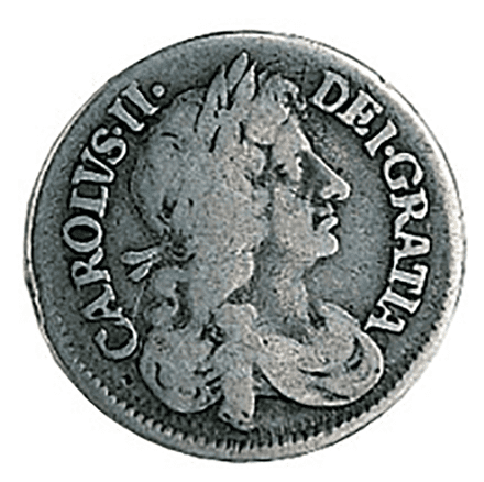 1660-1685 Charles II Silver Groat