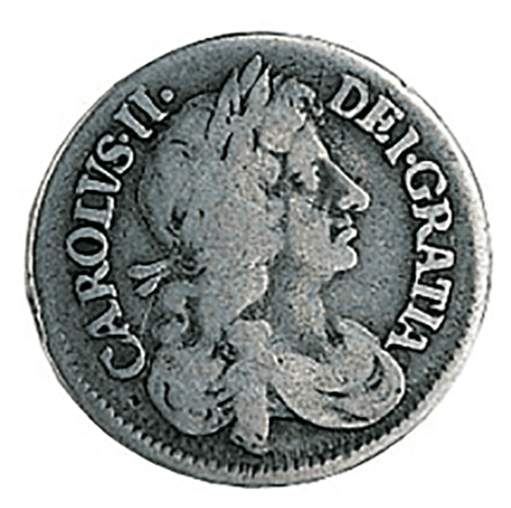 1660-1685 Charles II Silver Groat