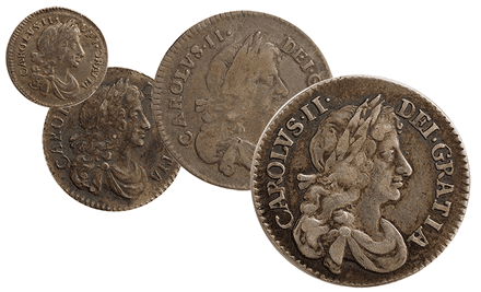1660-1685 Charles II Silver Maundy Set Dated