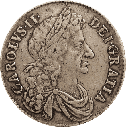 1673 Charles II Halfcrown