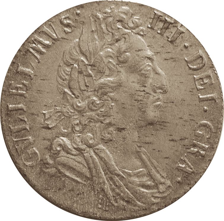 1697 William III Silver Sixpence