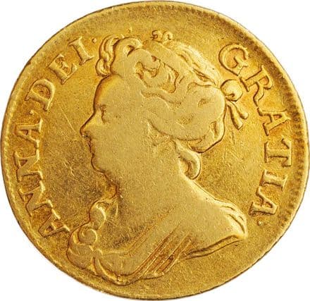 1708 Queen Anne Gold Guinea
