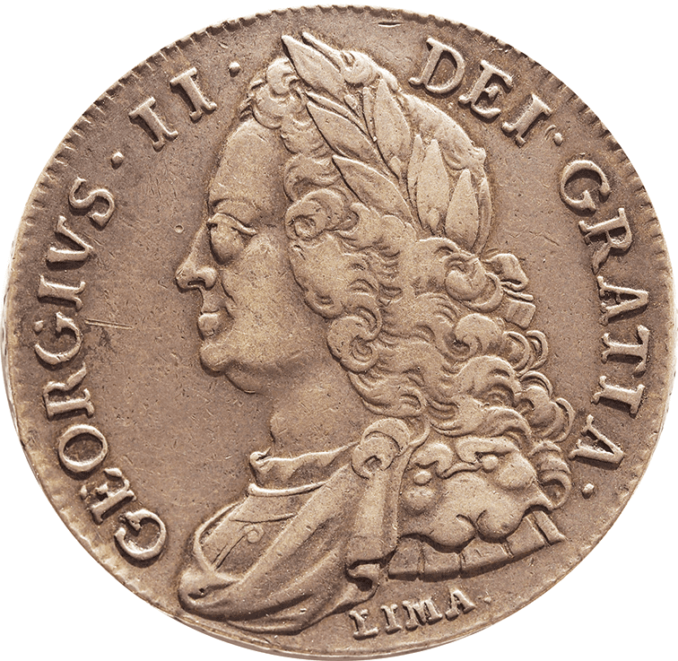1746 George II Lima Silver Crown