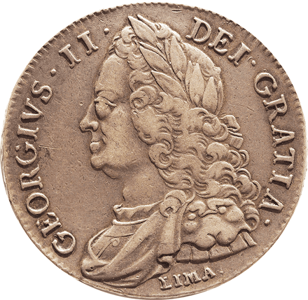 1746 George II Lima Silver Crown