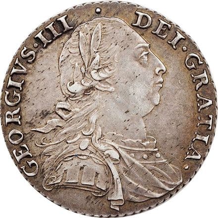 1787 George III Silver Shilling