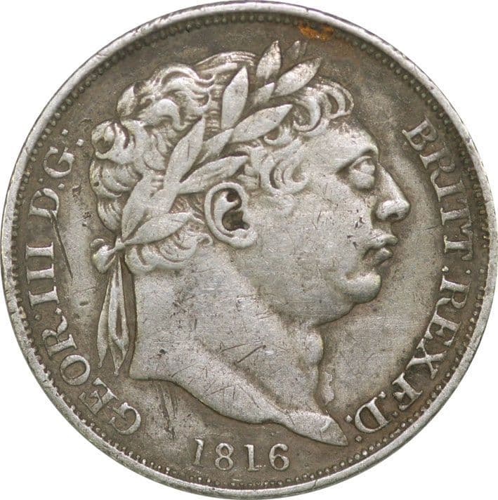 1816-1820 George III Silver Shilling