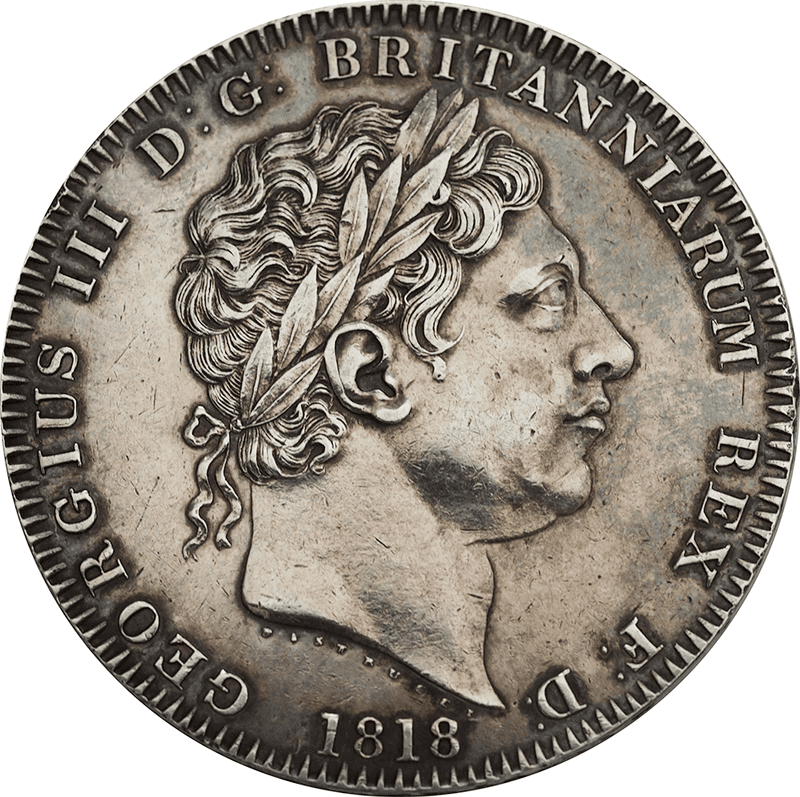 1818 George III Silver Crown