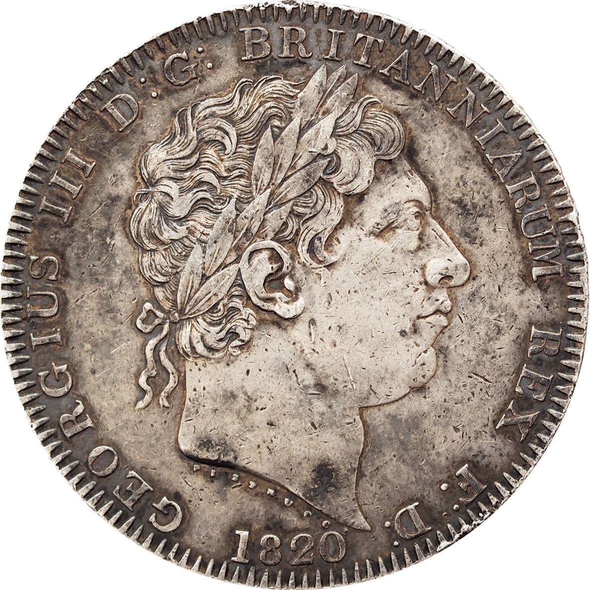 1818 George III Silver Crown