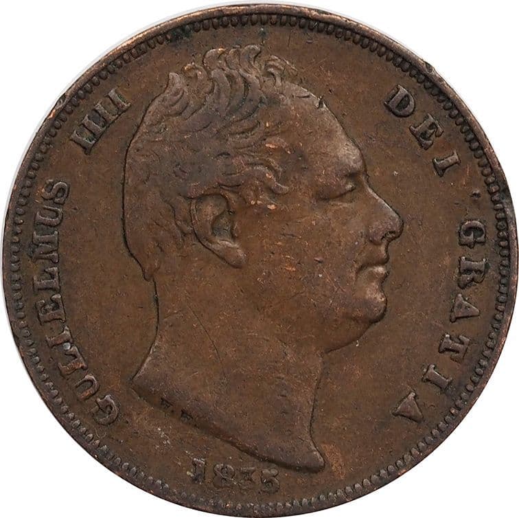 1830-1837 William IV Farthing