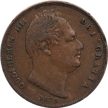 1830-1837 William IV Farthing