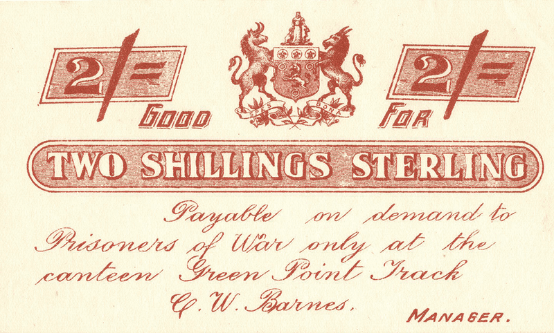 1899-1902  SA  Prisoner 2 and 5 Shilling Banknotes