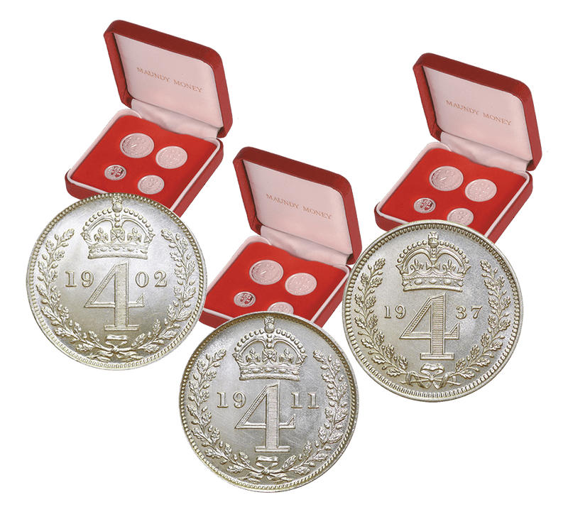 1902, 1911 & 1937 Coronation Maundy Sets | Royal Mint