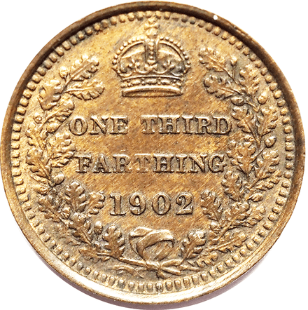 1902 Edward VII Third Farthing