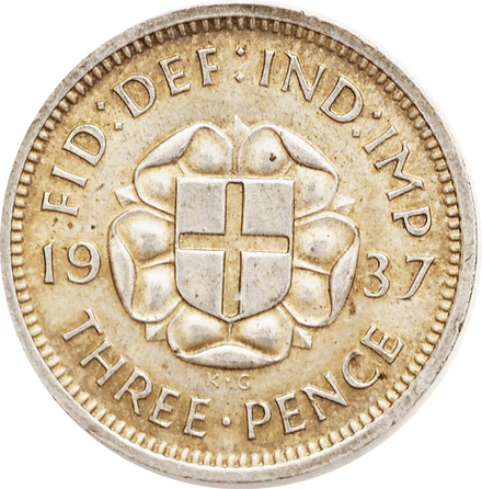 1937-1946 George Vi Silver Threepence