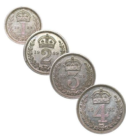 1939 Silver Maundy Set